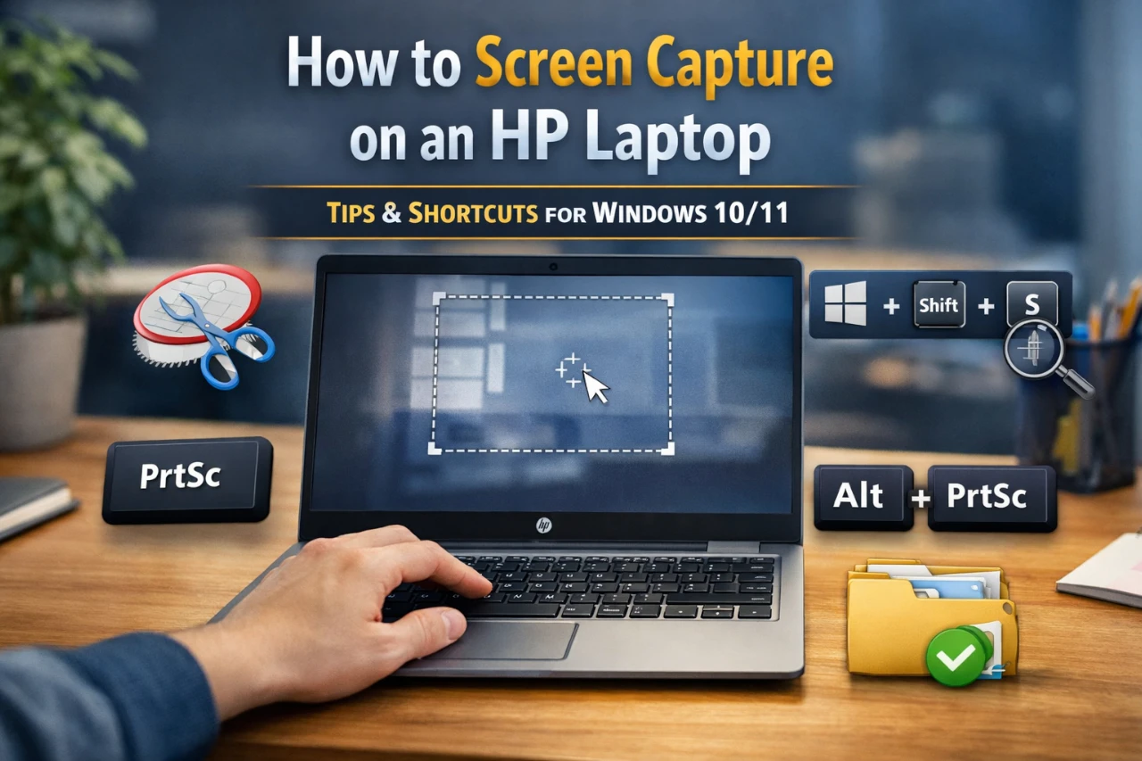 How to Screen Capture on an HP Laptop: Every Shortcut That Works