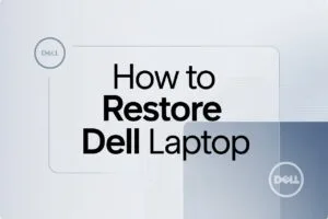 How to Restore Dell Laptop