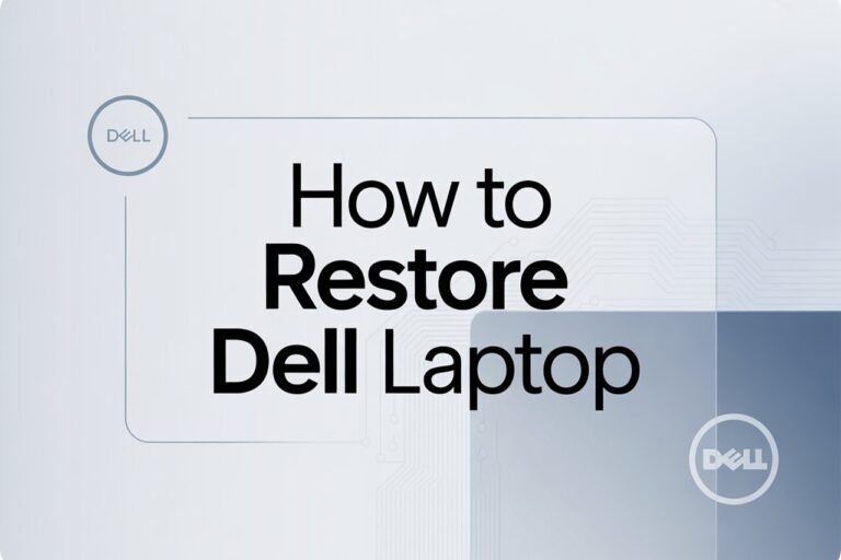 How to Restore Dell Laptop