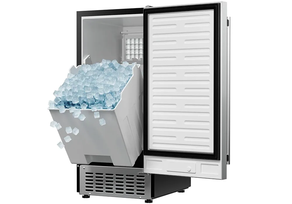Coolski 15" W Commercial Under Counter Ice Maker Machine