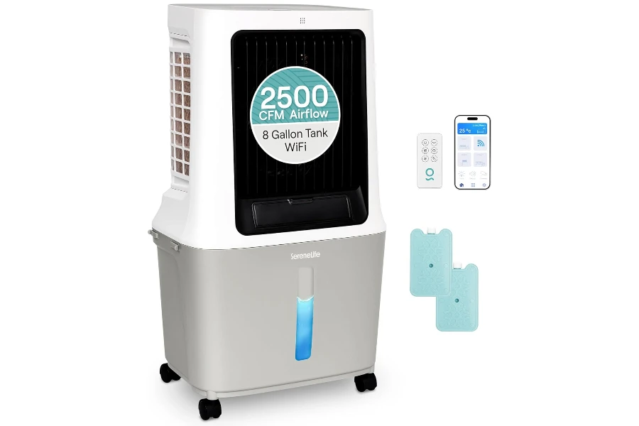 SereneLife portable evaporative air cooler