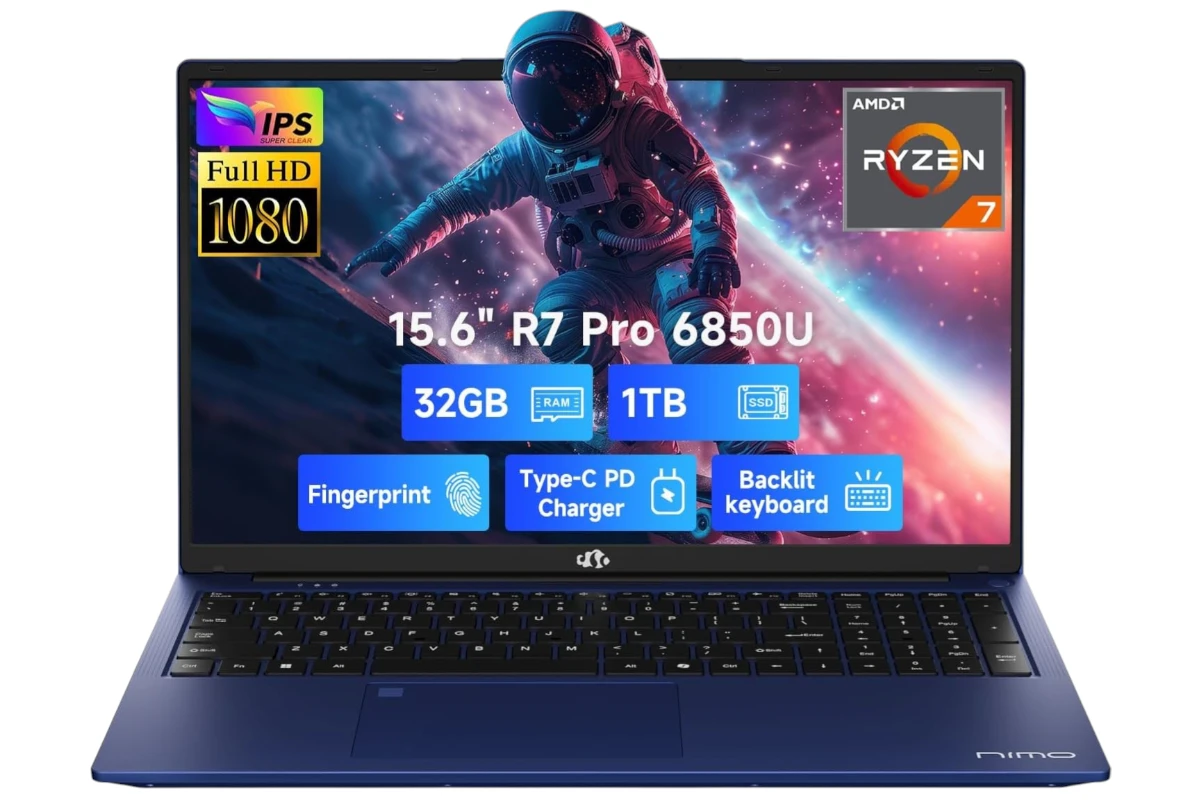 NIMO 15.6 FHD Light Gaming Laptop