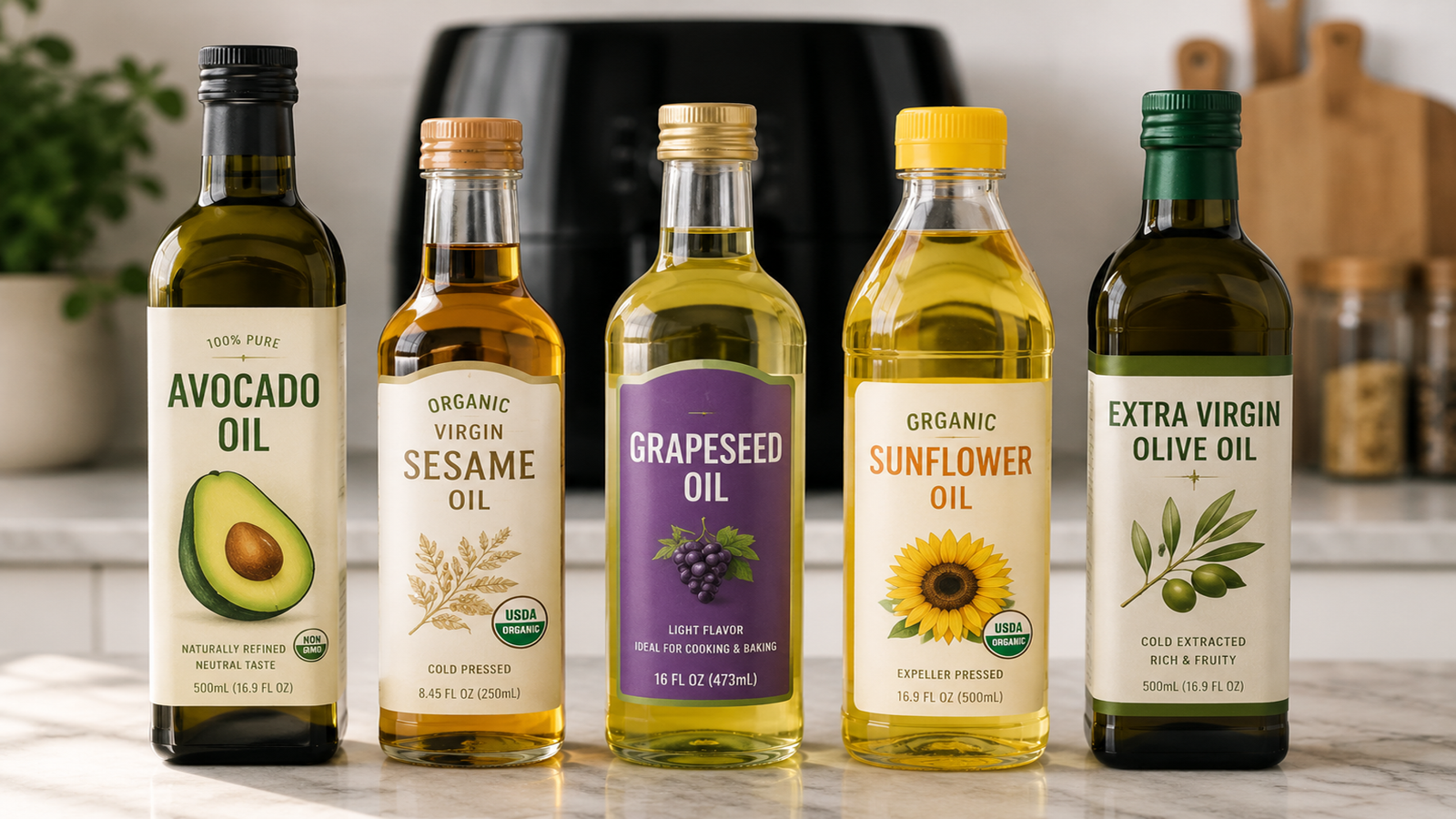5 Best Oils to Use in Air Fryer