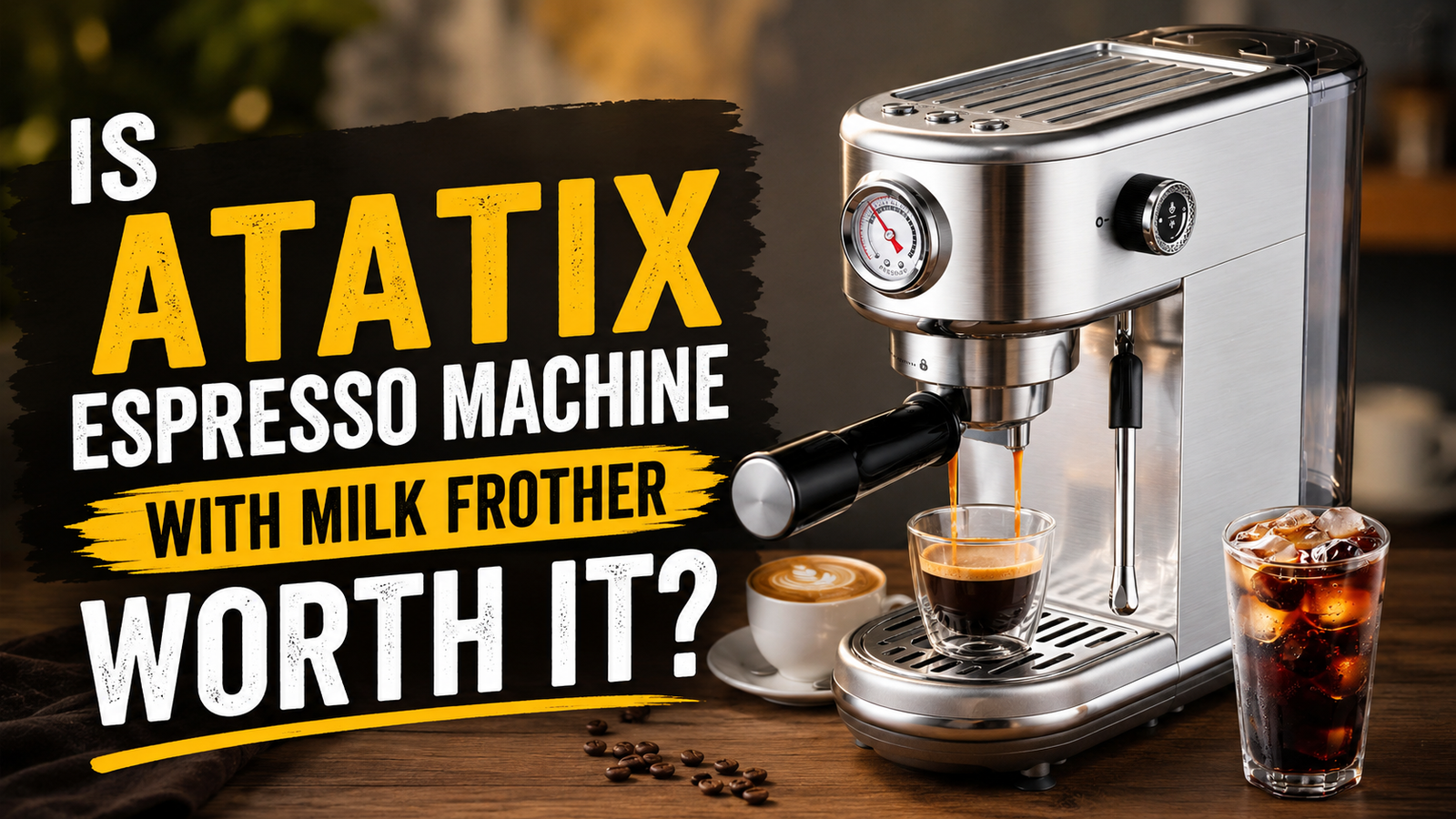 Is Atatix Espresso Machine with Milk Frother Worth It?