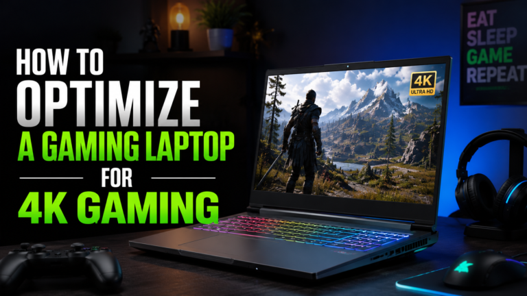 How To Optimize a Gaming Laptop for 4K Gaming
