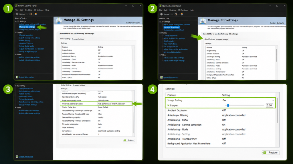 Utilize Built-in Upscalers