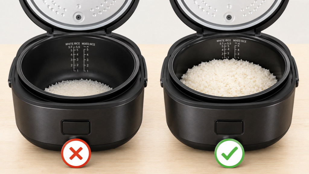 Check How Much Rice You're Cooking