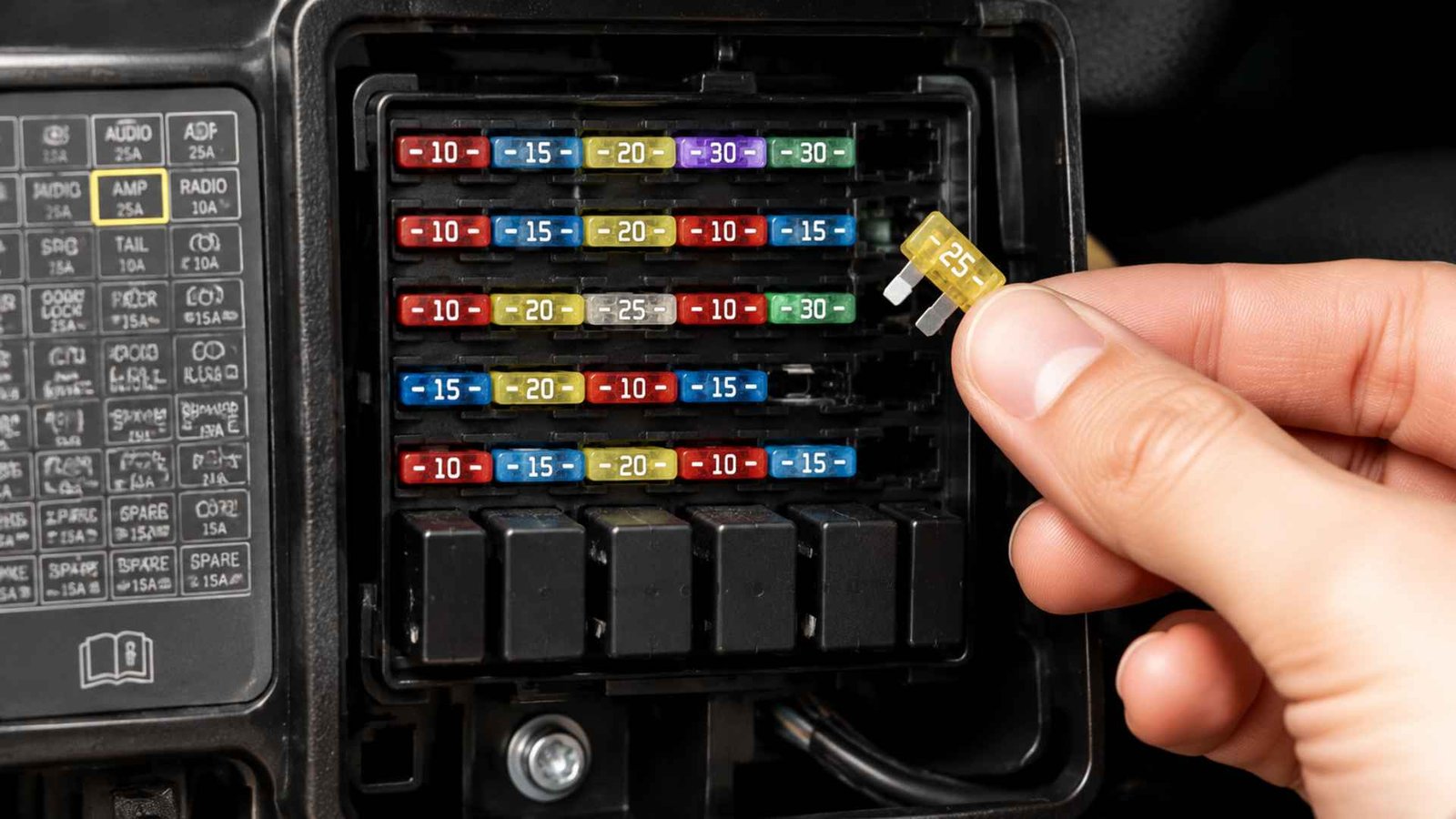 Check the Radio and Amplifier Fuses