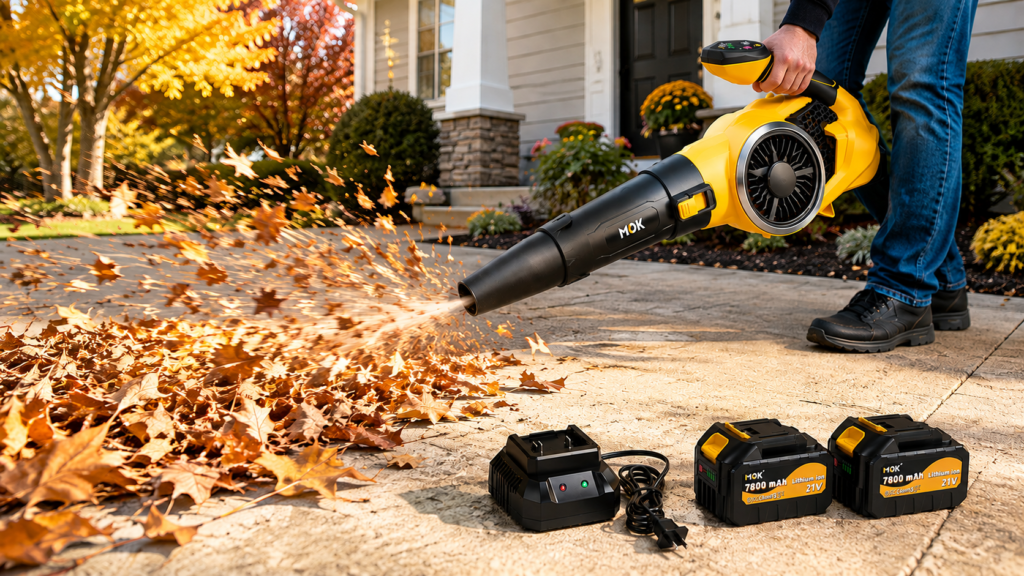 Is the MOK Leaf Blower Comfortable for Longer Cleanup Jobs?