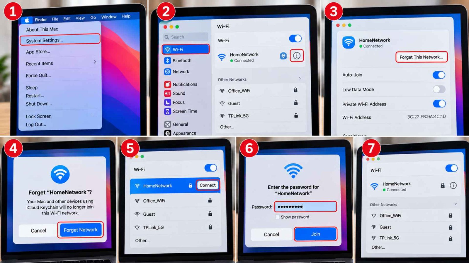 Forget and Rejoin Your WiFi Network