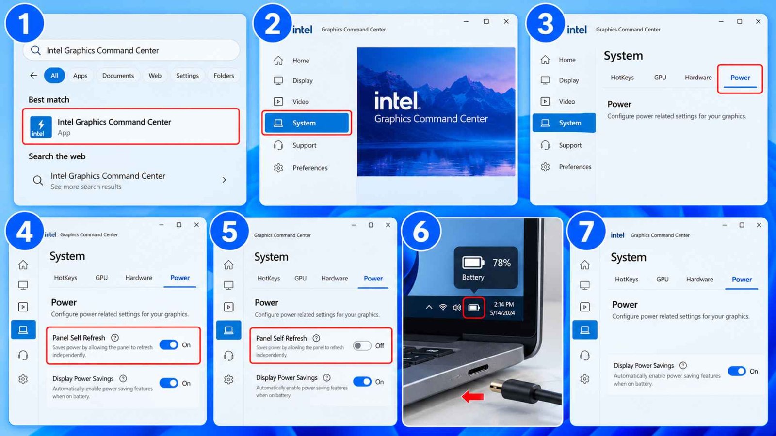 Disable Intel Panel Self-Refresh