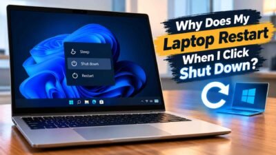 Why Does My Laptop Restart When I Click Shut Down