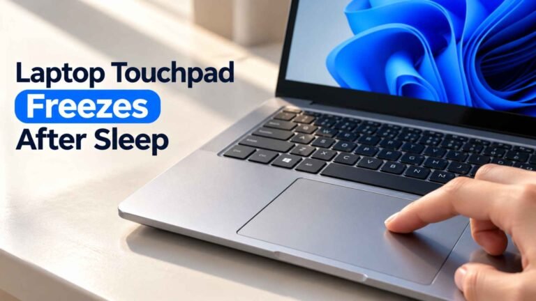 Laptop Touchpad Freezes After Sleep
