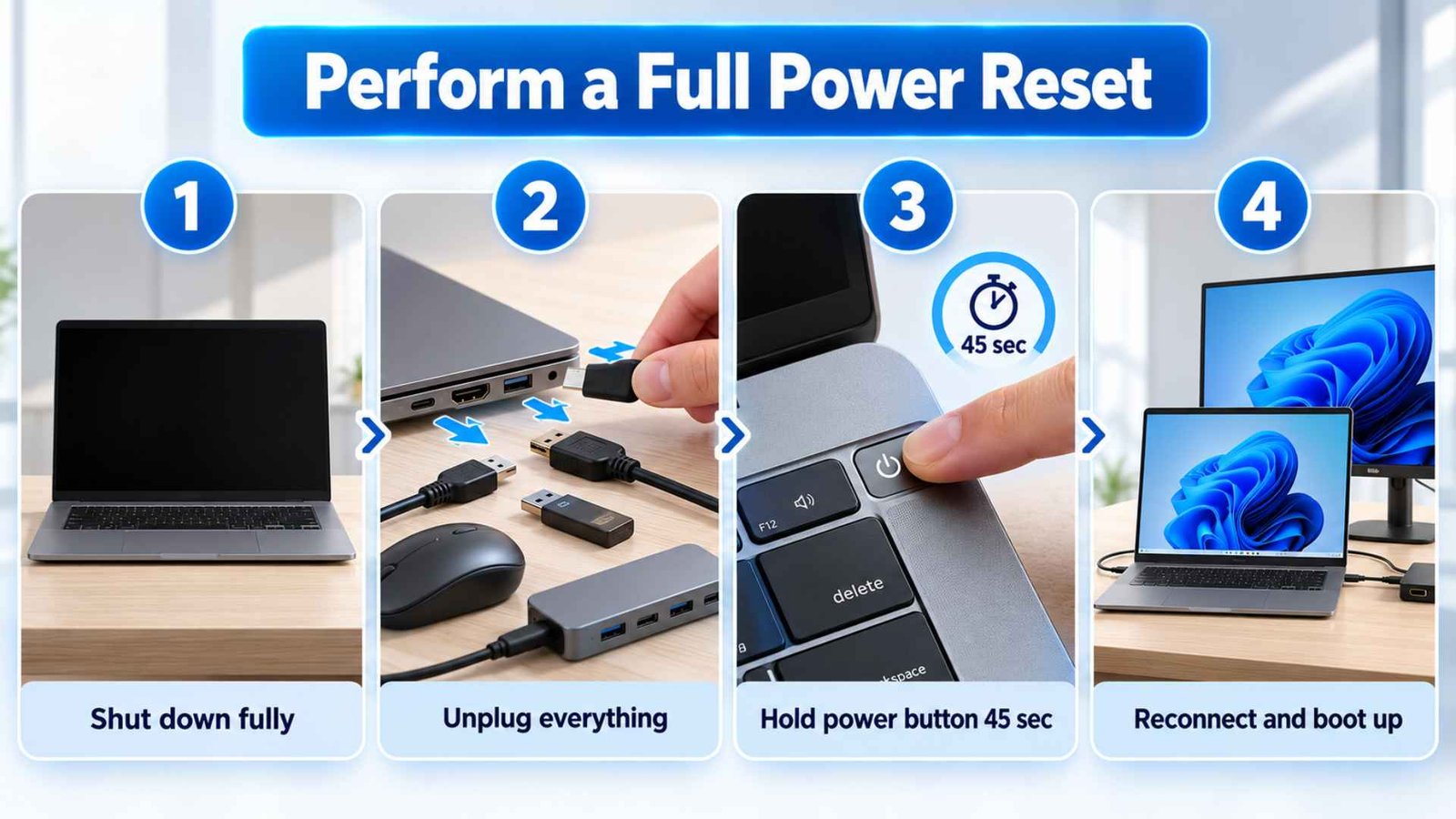 Perform a Full Power Reset