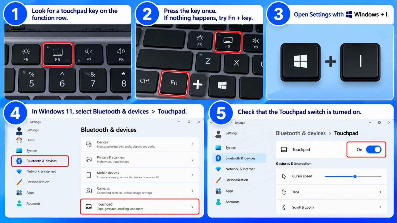 Toggle the Hardware Switch or Touchpad Hotkey