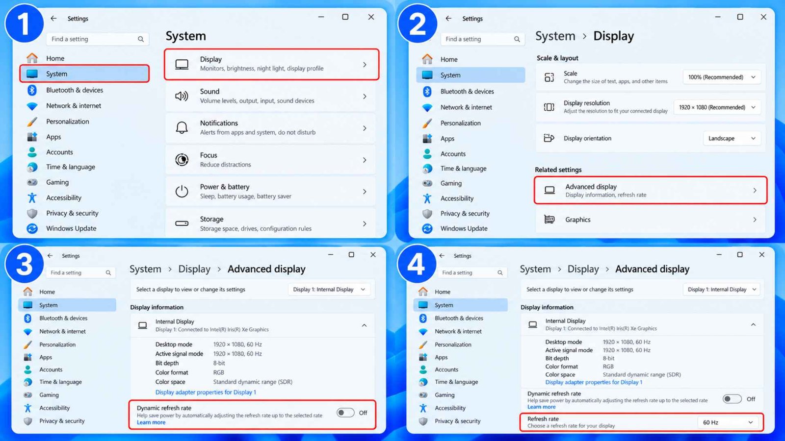 Turn Off Dynamic Refresh Rate Switching