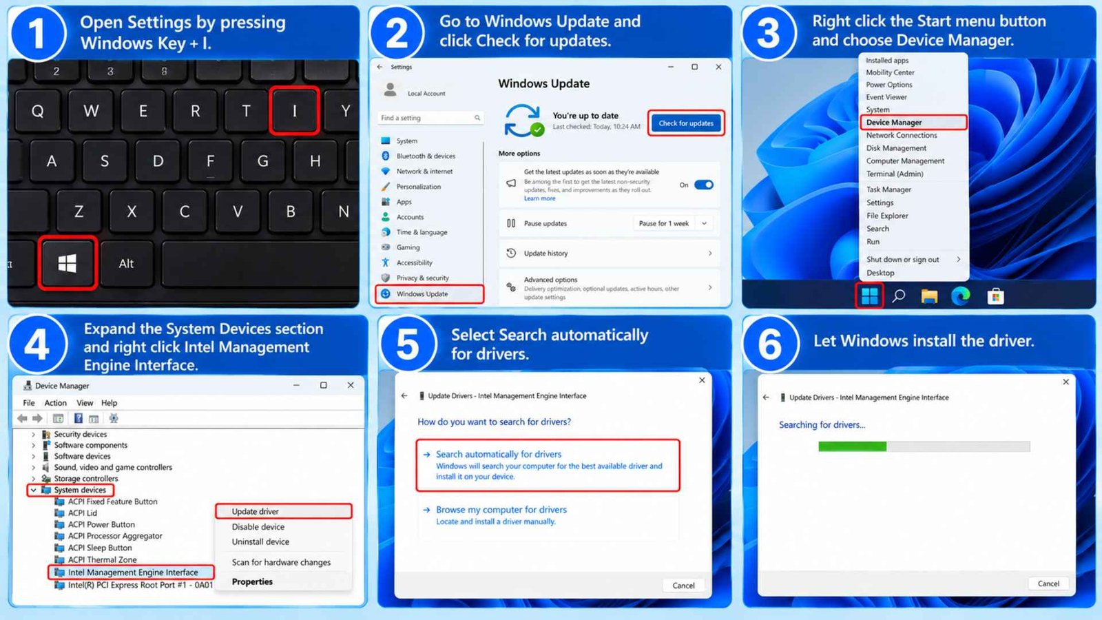 Update Windows and Drivers