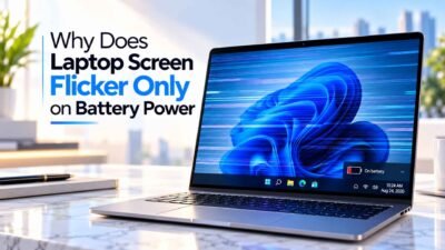 Why Does Laptop Screen Flicker Only on Battery Power