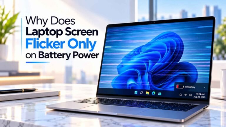 Why Does Laptop Screen Flicker Only on Battery Power